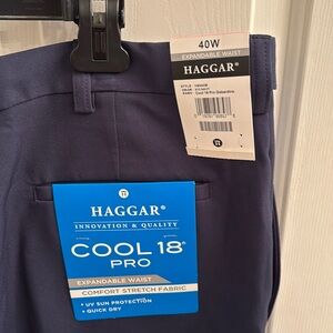 NWT Haggar Cool 18 men’s golf shorts. 40w